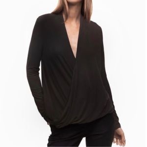 Babaton mehmet V neck long sleeve shirt XXS